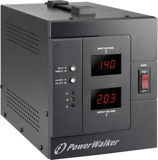 Powerwalker AVR 3000 SIV Voltage Regulator 3000VA with 2 Sockets Current
