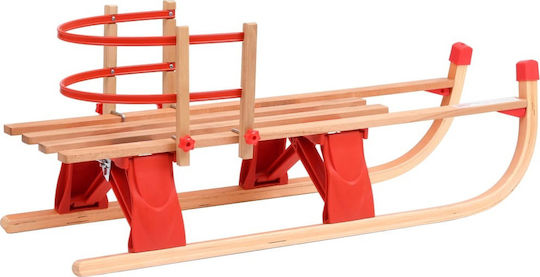 vidaXL Sanie 92493 Pliant din lemn cu spătar 110cm