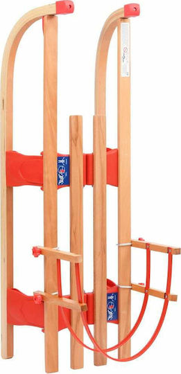 vidaXL Sanie 92493 Pliant din lemn cu spătar 110cm