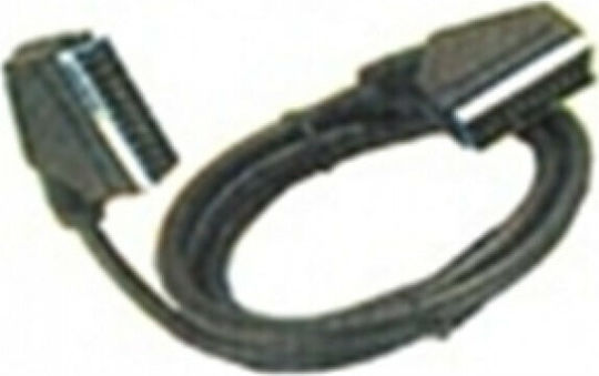 VCOM Cable Scart male - Scart male 5m Black CR-300