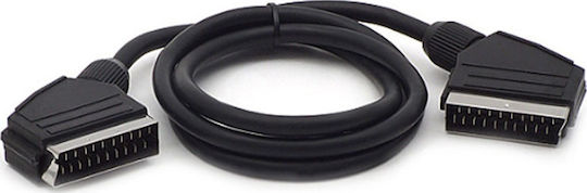MediaRange Cable Scart male - Scart male 1.4m Black MRCS152