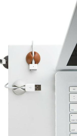 Bluelounge CableDrop Clips Οργάνωσης Καλωδίων 6τμχ Λευκό
