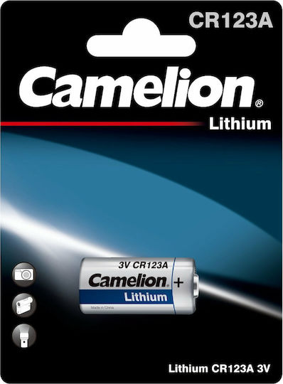 Camelion Фото Литиева Батерия CR123 3V Еднократна Употреба Long Life 1бр