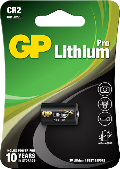 GP Batteries Lithium Battery CR2 3V Single Use Long Life 1 Pc