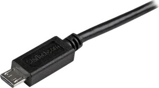 StarTech Regular USB 2.0 to micro USB Cable Μαύρο 0.5m (USBAUB50CMBK)