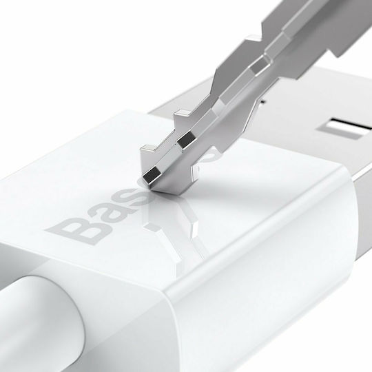 Baseus Superior Series 2m Regular USB 2.0 to micro USB Cable White (CAMYS-A02)