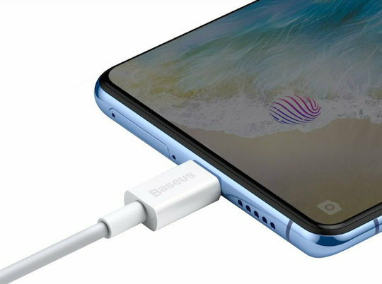 Baseus Superior Series 2m Regular USB 2.0 to micro USB Cable White (CAMYS-A02)