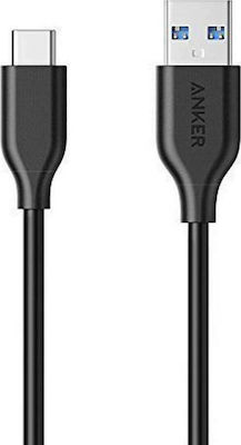 Anker Powerline Редовен USB 2.0 до микро USB кабел Черно 0.9м (A8132012) 1бр