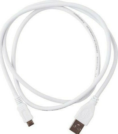 Cablexpert Regular USB 2.0 to micro USB Cable Λευκό 0,5m (CCP-MUSB2-AMBM-W-0.5M)