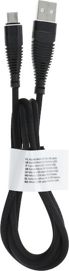 LogiLink Regular USB 2.0 to micro USB Cable Μαύρο 1m