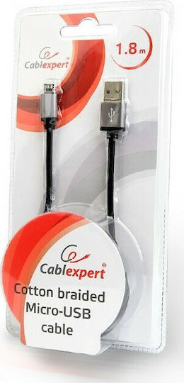 Cablexpert 1.8m Braided USB 2.0 to micro USB Cable (CCB-mUSB2B-AMBM-6)
