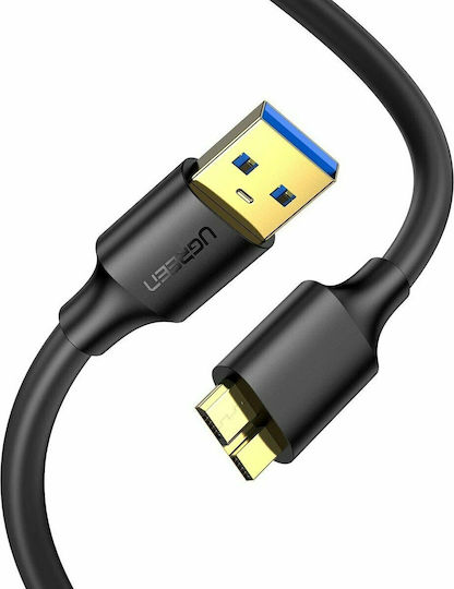 Ugreen Regular USB 3.0 to micro USB Cable Μαύρο 1m (10841)