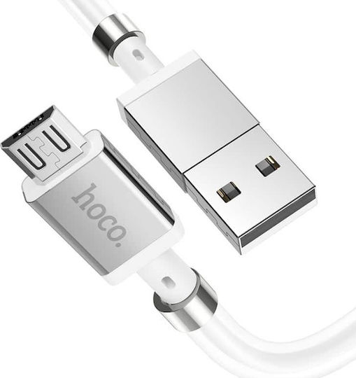 Hoco U91 Magnetisch USB 2.0 auf Micro-USB-Kabel Weiß 1m (HC-U91M) 1Stück