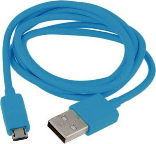 Volte-Tel Regulär USB 2.0 auf Micro-USB-Kabel Blau 1m (8112027) 1Stück