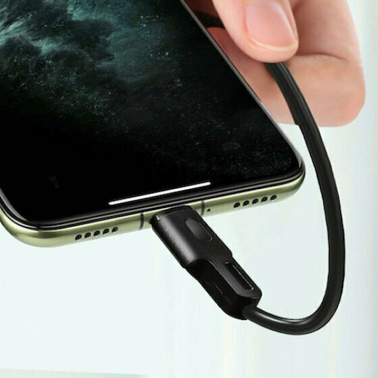 Rockrose Regulär USB 2.0 auf Micro-USB-Kabel Schwarz 0.3m (RRCS01MM) 1Stück