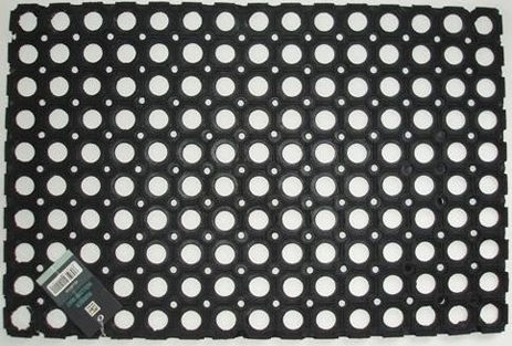 Sidirela Entrance Mat Anti-slip made of Rubber Ring Black 40x60cm
