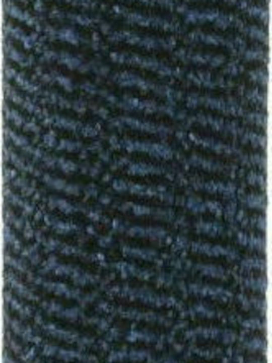 vidaXL Entrance Mat Straw with Anti-slip Backing Blue 80x120cm