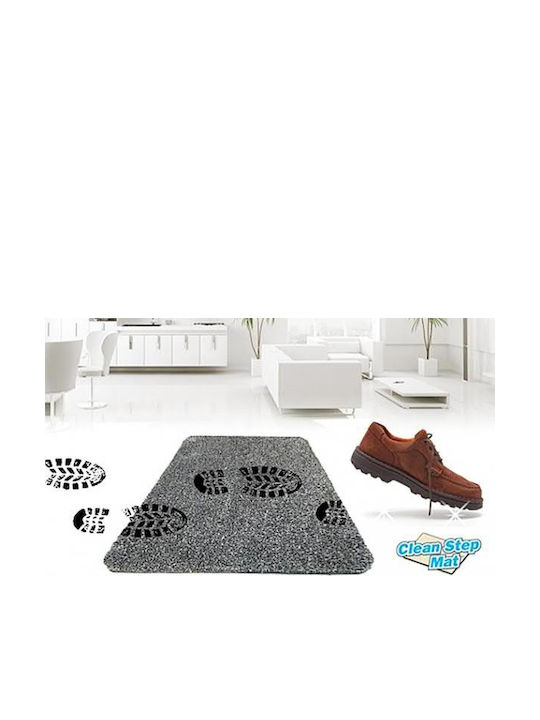 Entrance Mat Carpet with Anti-slip Backing Clean Step Mat Beige 46x71cm