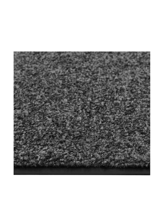 vidaXL Entrance Mat Carpet with Anti-slip Backing Charcoal 40x60cm