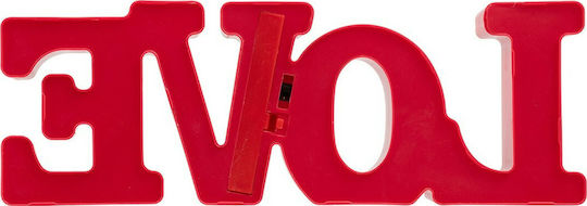 GloboStar Decorative Lamp Love Red