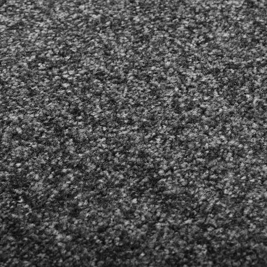 vidaXL Fußmatte Teppich mit rutschfester Unterlage Charcoal 60x90cm