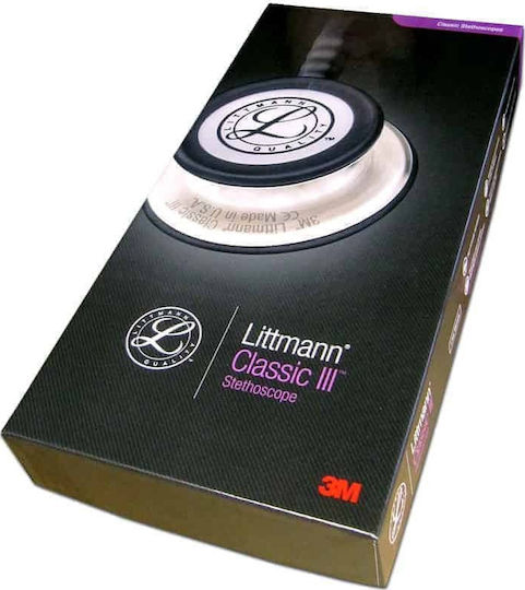 3M Littmann Classic III Παιδιατρικό Στηθοσκόπιο Non Chill με Διπλό Κώδωνα Κίτρινο