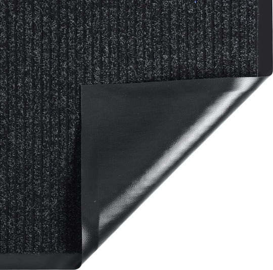 vidaXL Fußmatte Sisal mit rutschfester Unterlage Charcoal 60x80cm