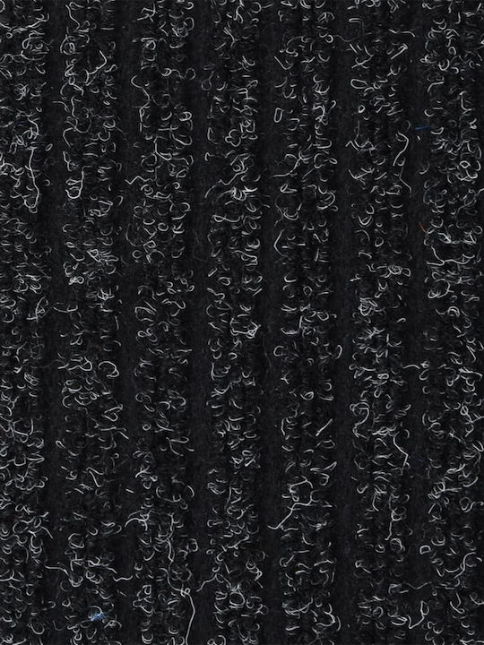 vidaXL Entrance Mat Straw with Anti-slip Backing Charcoal 60x80cm
