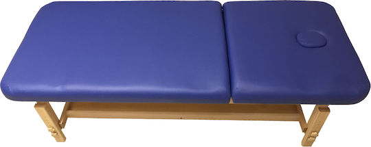Medicin Bett Massage und Physiotherapie Blau aus Holz 190x72cm.