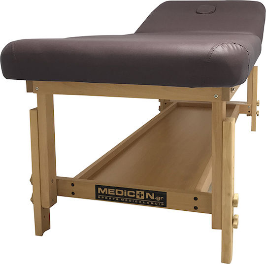 Medicin Bett Massage und Physiotherapie Braun aus Holz 190x72cm.