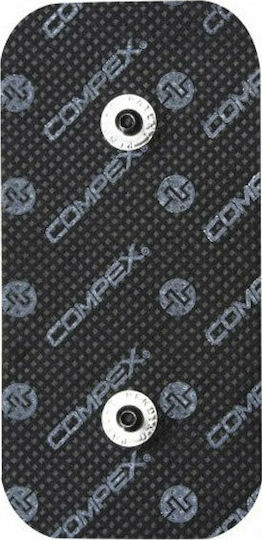 Compex EasySnap Double Snap Sticker Physiotherapy Electrode L5xW10cm 2pcs