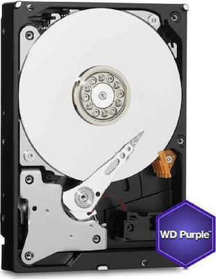 Western Digital Purple 4TB HDD Σκληρός Δίσκος 3.5" SATA III 5400rpm με 256MB Cache για Καταγραφικό