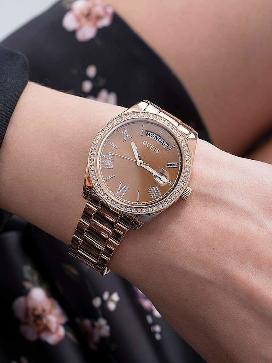 Guess Watch with Battery Mechanism
