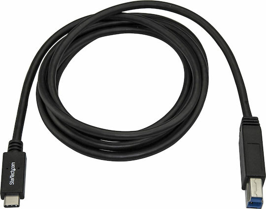 StarTech USB 3.0 Cable USB-C male - USB-B Μαύρο 2m USB315CB2M