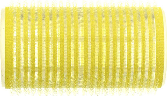 Assim Wire Mesh Hair Rollers Yellow 32mm In Yellow Colour 12 Pieces