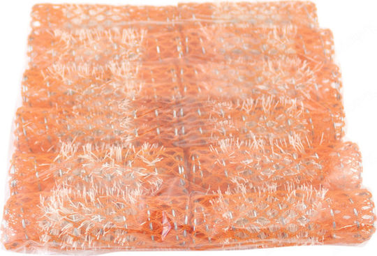 Lotus Wire Mesh Hair Rollers 20mm In Orange Colour 12 Pieces
