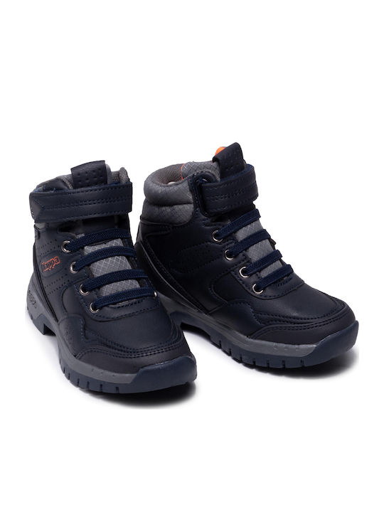 Lithium Kids Boots with Lace Navy Blue
