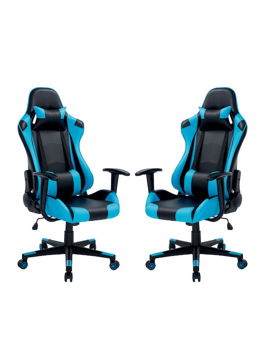 Woodwell BF8000 Scaun Gaming Din piele ecologică Albă