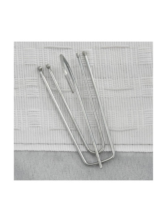 vidaXL Set Blackout Curtains With Pencil Pleat Gray 140x245cm