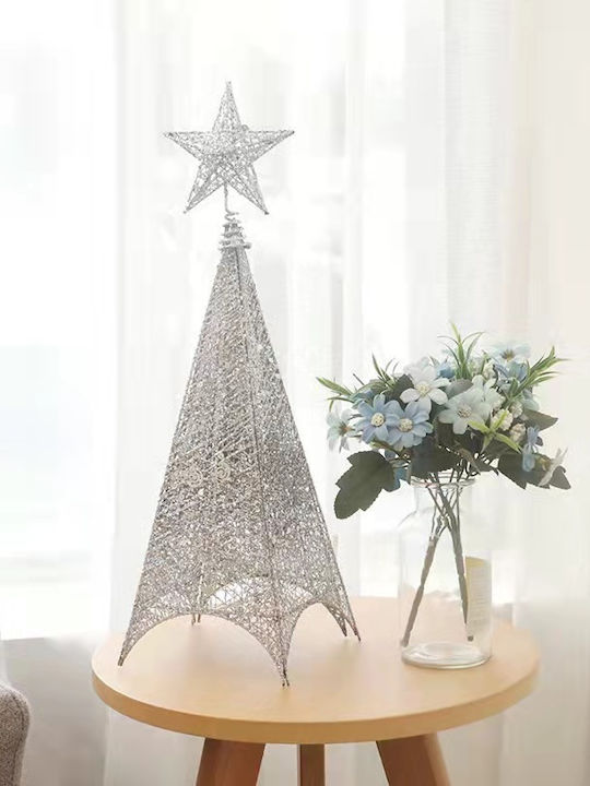 Christmas Decorative Illuminated Tree Pyramid 90cm Gold