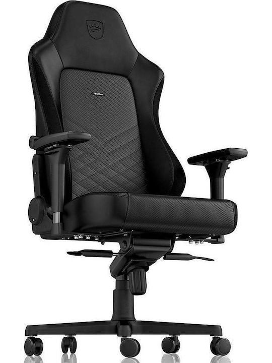 Noblechairs Hero Καρέκλα Gaming Δερματίνης με Ρυθμιζόμενα Μπράτσα Μαύρη