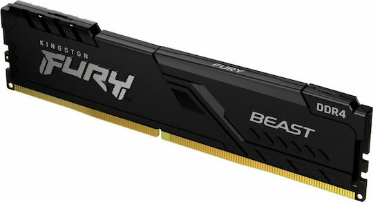 Kingston Fury Beast DDR4 128GB RAM with 4x32GB Modules and Speed 3600 for Desktop