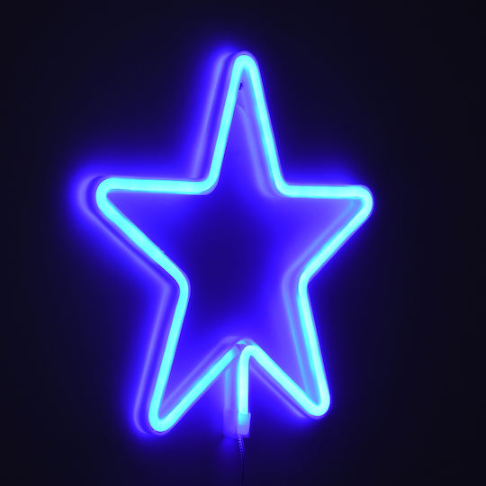 GloboStar Star Decorative Lamp Light Blue