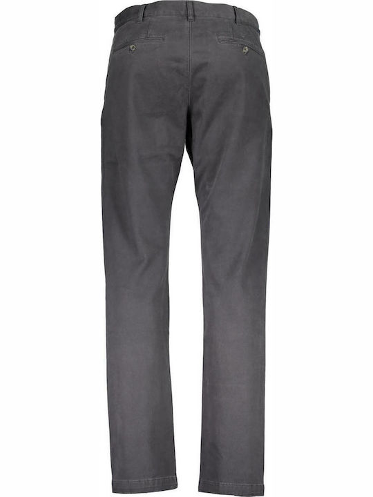 Gant Ανδρικό Παντελόνι Chino Ελαστικό σε Slim Εφαρμογή Γκρι