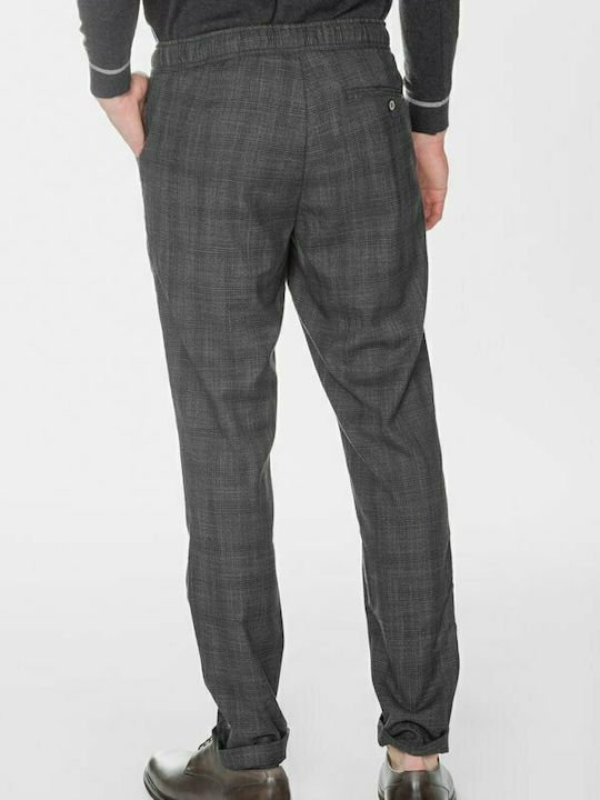 Pepe Jeans Castle Men's Trousers in Regular Fit Charcoal