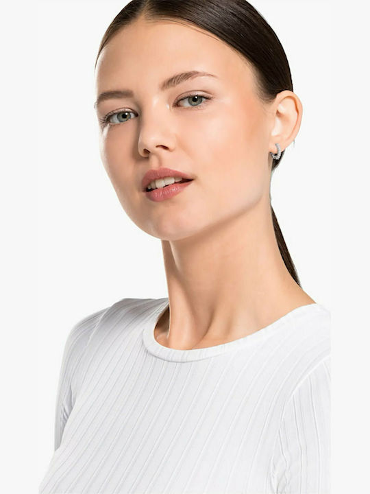 Swarovski Vittore Mini Σκουλαρίκια Κρίκοι με Πέτρες Swarovski Vittore Mini Σκουλαρίκια Κρίκοι με Πέτρες