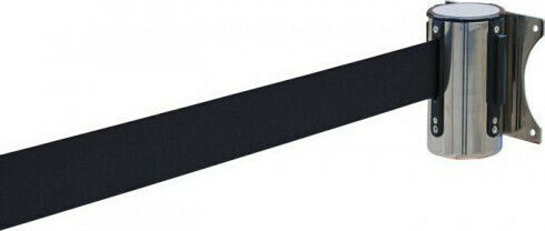 Next Systems Wall Mounted Columns Black Retractable 2m WSBL-200