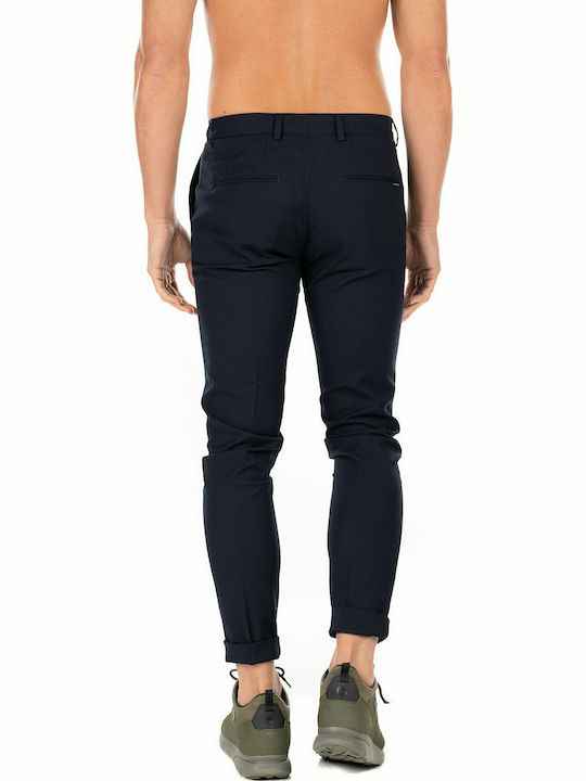 Scotch & Soda Men's Trousers Chino in Slim Fit Navy Blue