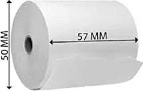 Smart Choice Cash Register Paper Tape W57xD50mm 25m 48gr/m² 60pcs