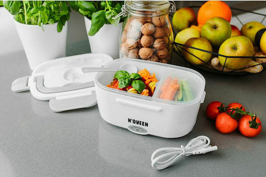 N'Oveen Plastic Electric Lunch Box Grey 1100ml